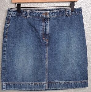 Ann Taylor/Loft Denim Mini Skirt   Size 8